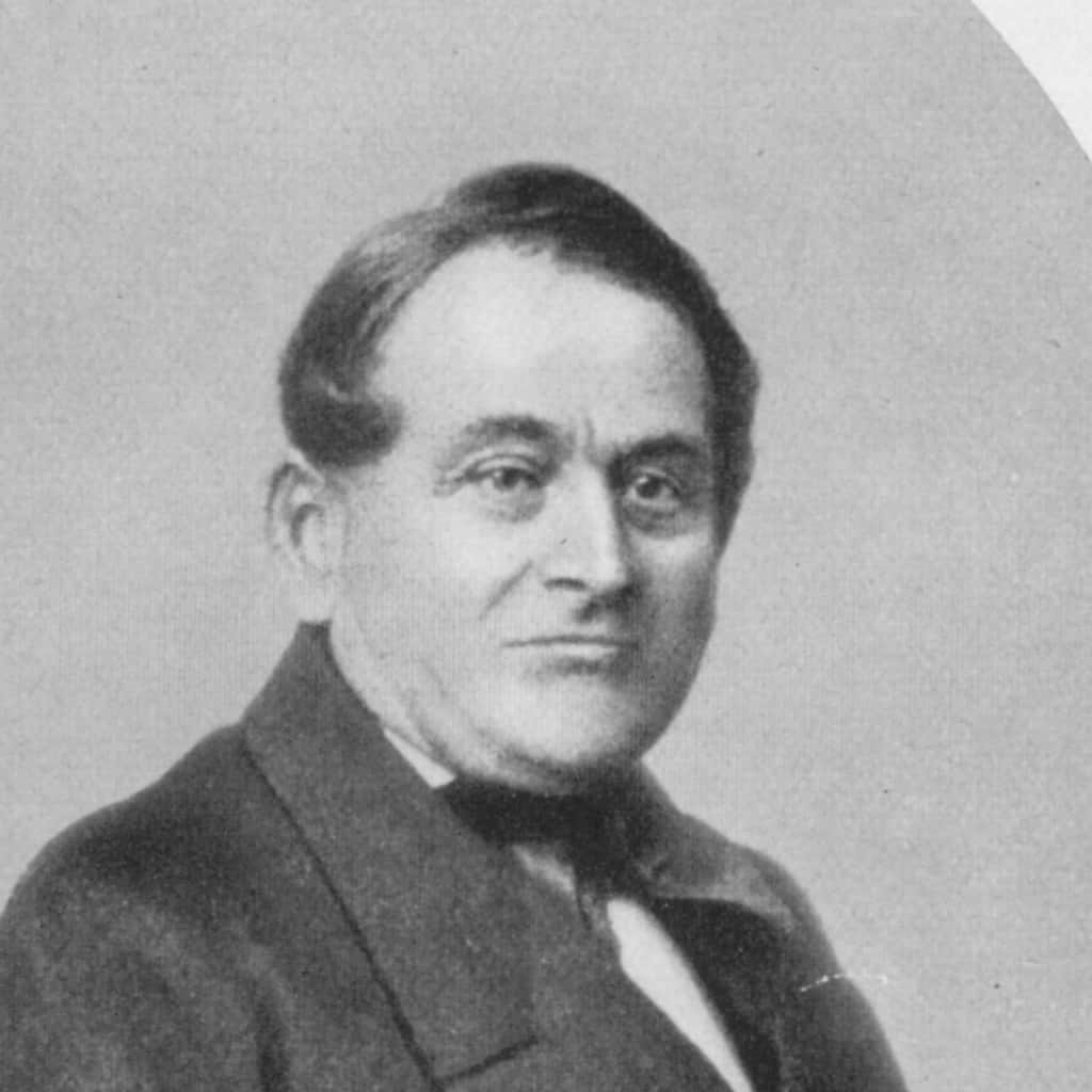 Schwarz-weiß-Bild von Friedrich von Alberti