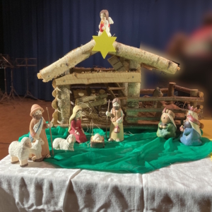 Eine Weihnachtskrippe