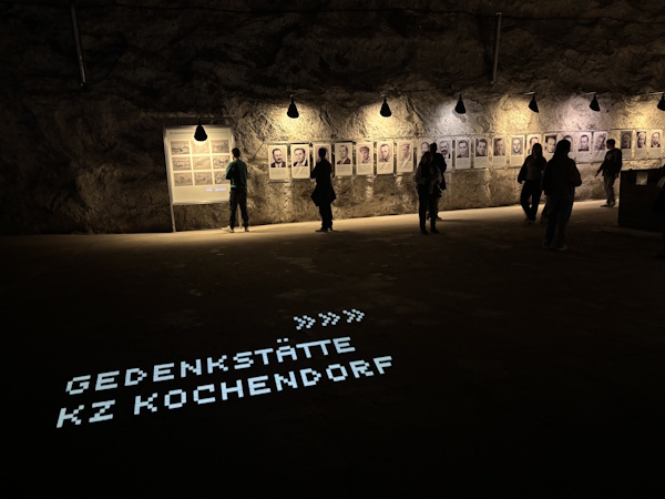 In der Gedenkstätte KZ Kochendorf im Salzbergwerk
